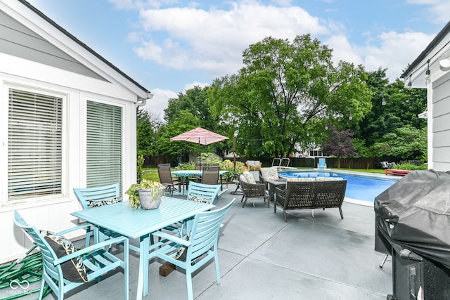 164 Wellington Pkwy, Noblesville, IN 46060 - view of patio / terrace with outdoor dining area and area for grilling