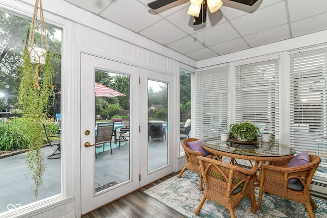 164 Wellington Pkwy, Noblesville, IN 46060 - sunroom with french doors and healthy amount of natural light