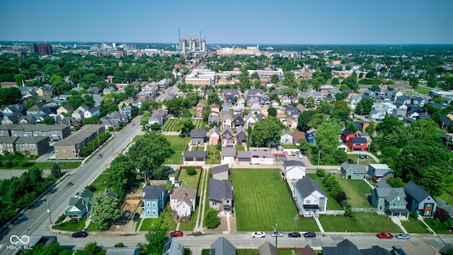 1622 Cornell Ave, Indianapolis, IN 46202 - aerial view of property's location featuring nearby suburban area
