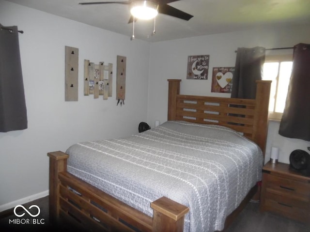 213 S Coventry Dr, Anderson, IN 46012 - bedroom with a ceiling fan