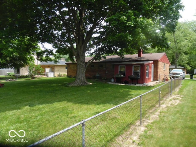 213 S Coventry Dr, Anderson, IN 46012 - single story home with a chimney