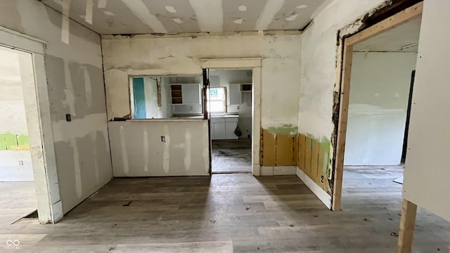 2955 N Olney St, Indianapolis, IN 46218 - unfurnished room with wood finished floors