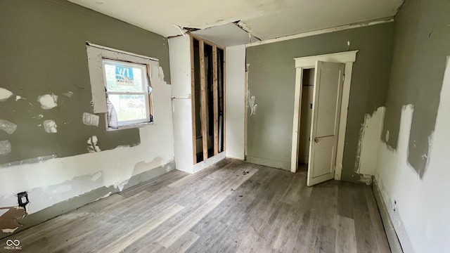 2955 N Olney St, Indianapolis, IN 46218 - empty room with wood finished floors