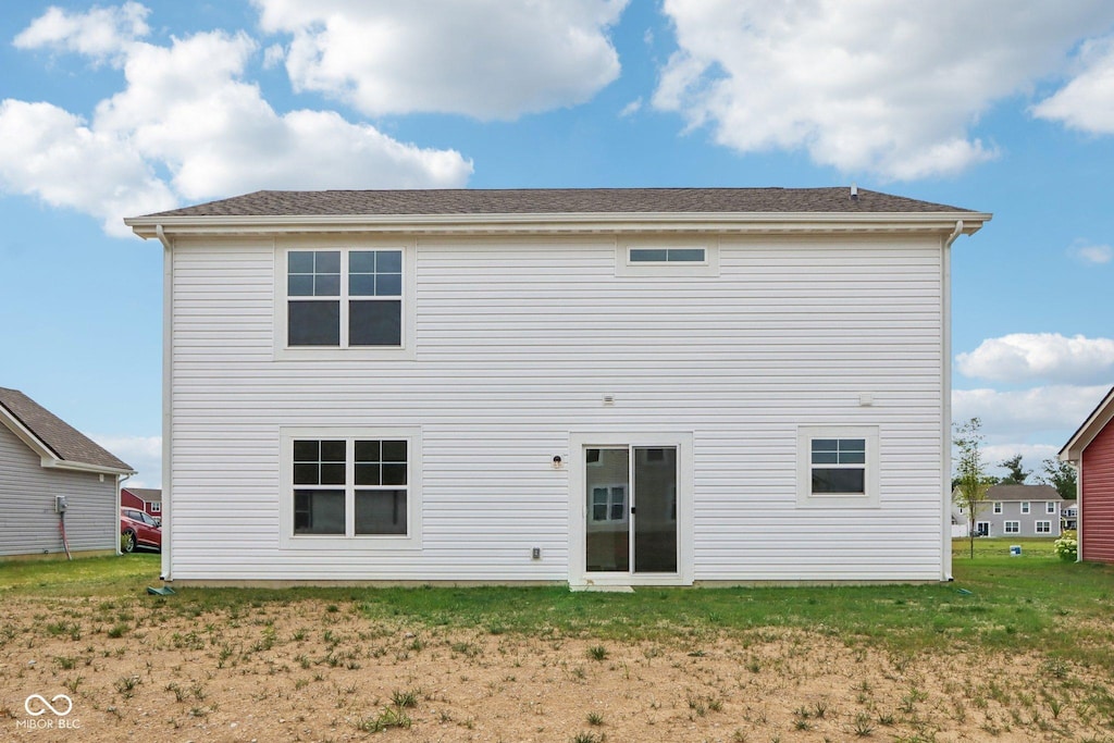 5002 Amber Wood Dr, Lawrence, IN 46235 - view of rear view of house