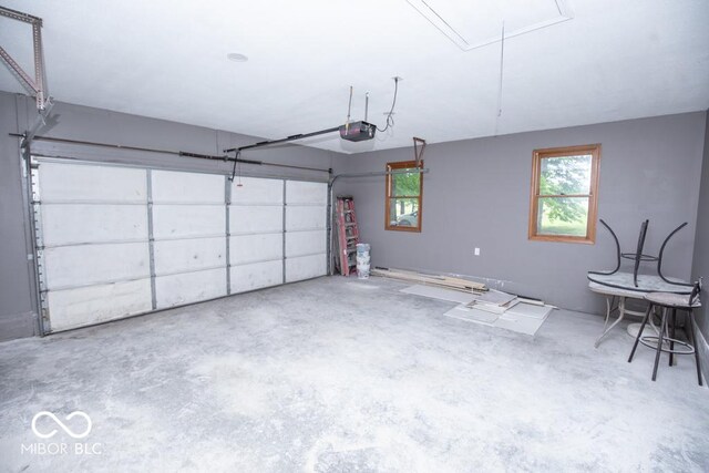 5840 N State Highway 7, Scipio, IN 47273 - garage with a garage door opener
