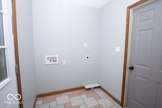 5840 N State Highway 7, Scipio, IN 47273 - washroom with washer hookup, electric dryer hookup, and baseboards