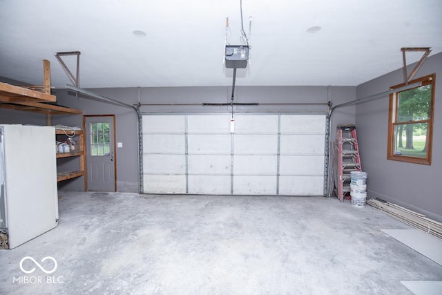 5840 N State Highway 7, Scipio, IN 47273 - garage featuring a garage door opener