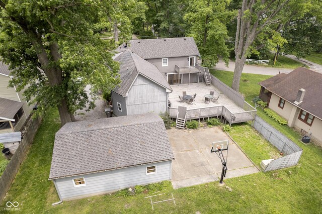5110 S State Ave, Indianapolis, IN 46227 - aerial view of property and surrounding area