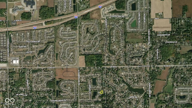 1819 Quiet Haven Cir, Indianapolis, IN 46229 - aerial map of property and surrounding area
