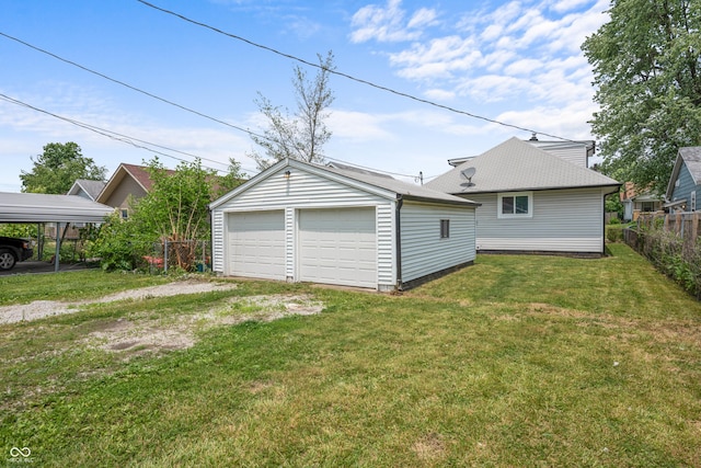 1529 E Tabor St, Indianapolis, IN 46203 - view of detached garage