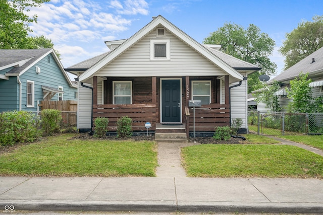 1529 E Tabor St, Indianapolis, IN 46203 - view of front of house with a porch
