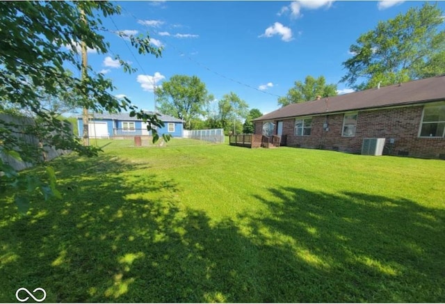 724 Iroquois St, Anderson, IN 46012 - view of yard with cooling unit