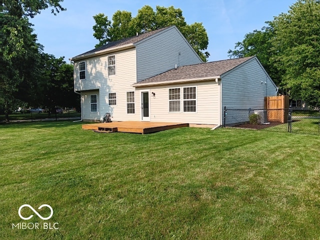 18851 Wimbley Way, Noblesville, IN 46060 - back of house featuring a deck