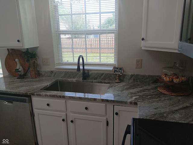 18851 Wimbley Way, Noblesville, IN 46060 - kitchen with dishwasher and white cabinets