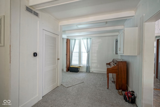 307 E 5th St, Sheridan, IN 46069 - hall with carpet floors
