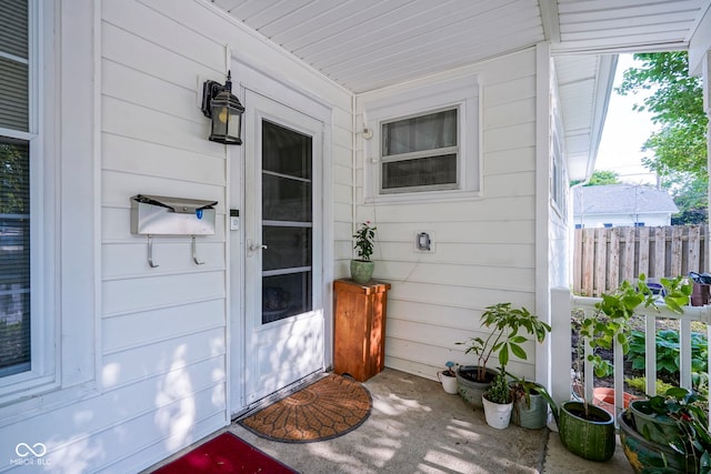 307 E 5th St, Sheridan, IN 46069 - view of exterior entry with a porch