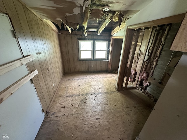 1739 E 18th St, Anderson, IN 46016 - misc room featuring wood walls