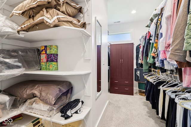 1295 Maclaren Ct, Franklin, IN 46131 - walk in closet featuring carpet floors