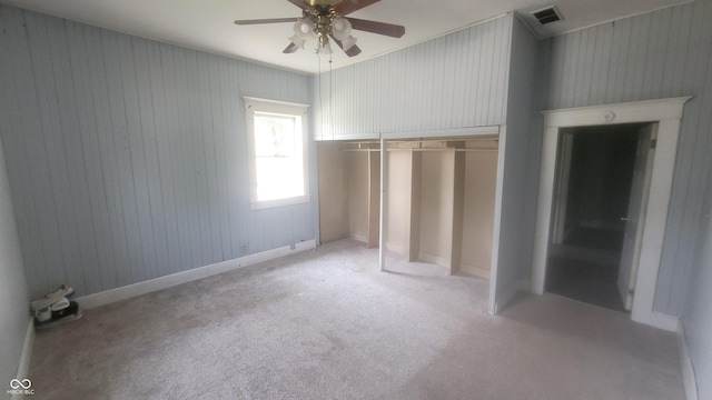 7879 Main St, Coatesville, IN 46121 - unfurnished bedroom featuring carpet flooring, a closet, a ceiling fan, and baseboards