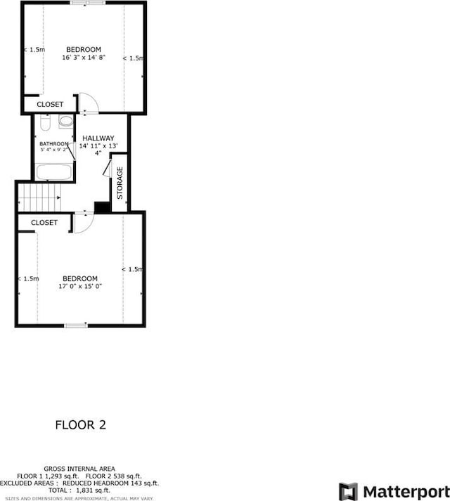 1709 Fletcher Ave, Indianapolis, IN 46203 - floor plan / room layout