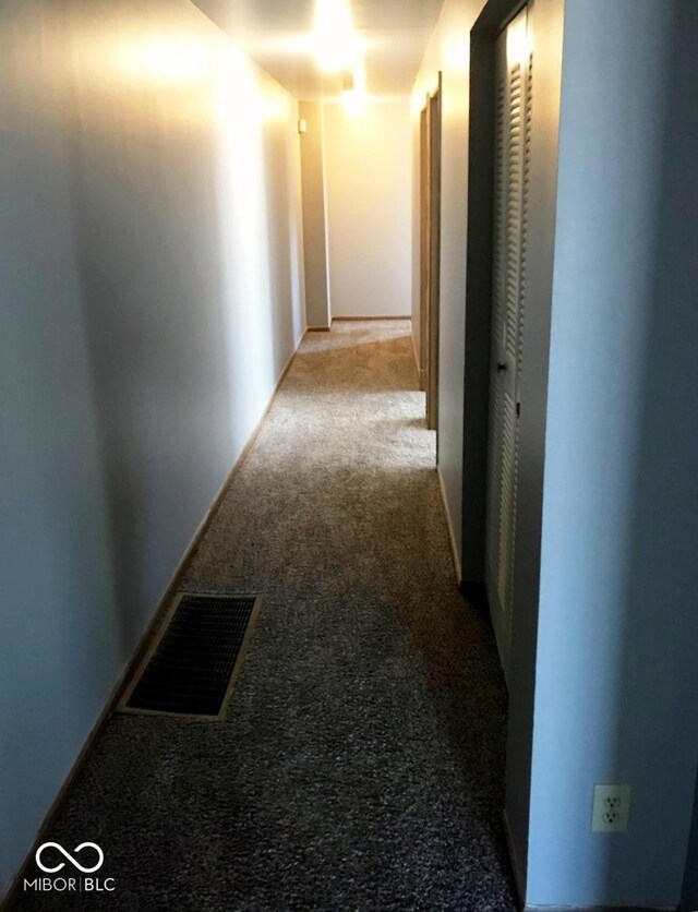 55 W Fall Creek Parkway S Drive, Indianapolis, IN 46208 - hall with carpet flooring