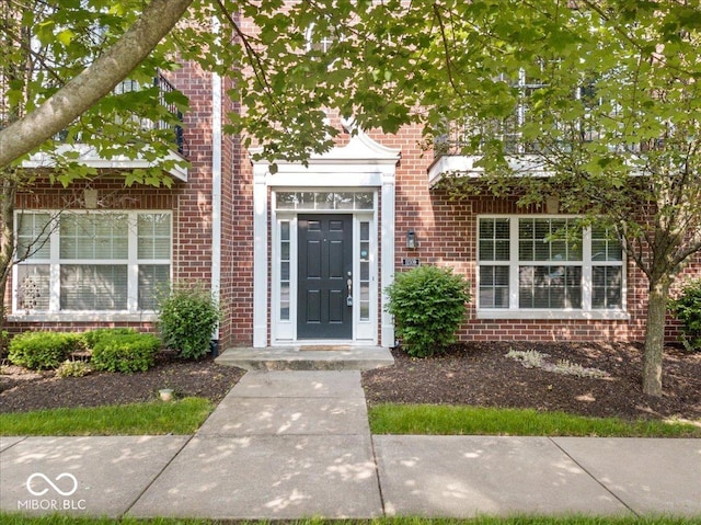 11509 Reagan Dr, Fishers, IN 46038 - property entrance with brick siding