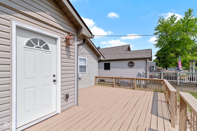 141 S 9th Ave, Beech Grove, IN 46107 - view of wooden terrace