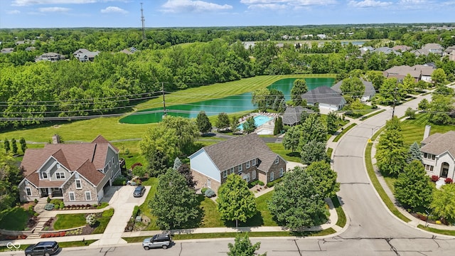 16802 Oak Manor Dr, Westfield, IN 46074 - aerial view of a large body of water