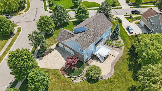 16802 Oak Manor Dr, Westfield, IN 46074 - view from above of property