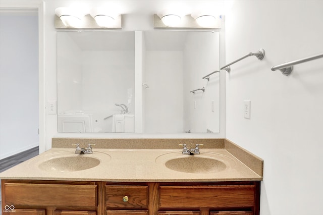 3371 Weathered Rock Cir, Kokomo, IN 46902 - bathroom featuring double vanity
