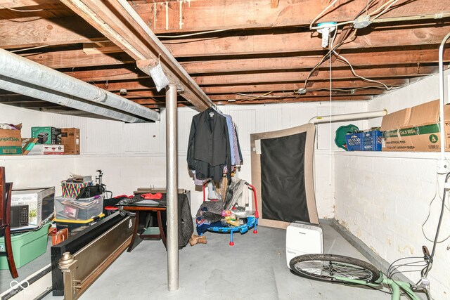 1619 E Bradbury Ave, Indianapolis, IN 46203 - view of unfinished basement