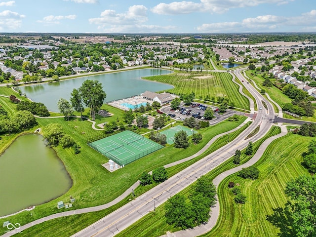 17357 Austrian Pine Way, Westfield, IN 46074 - aerial overview of property's location with a large body of water