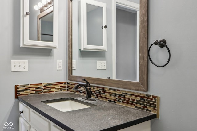 17357 Austrian Pine Way, Westfield, IN 46074 - bathroom with tasteful backsplash and vanity