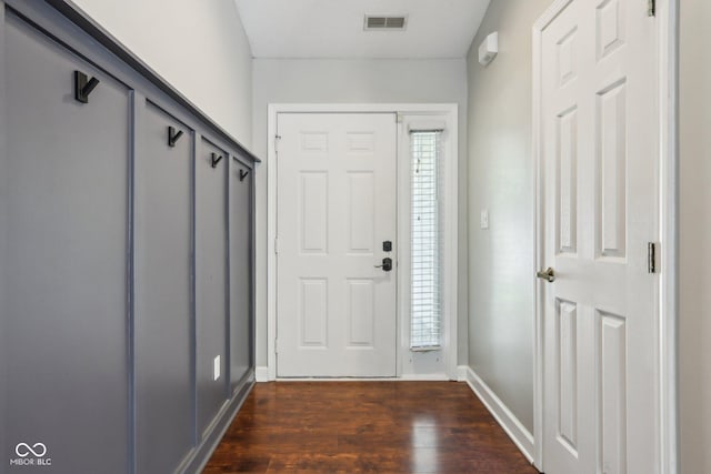 17357 Austrian Pine Way, Westfield, IN 46074 - foyer with dark wood-style floors and baseboards