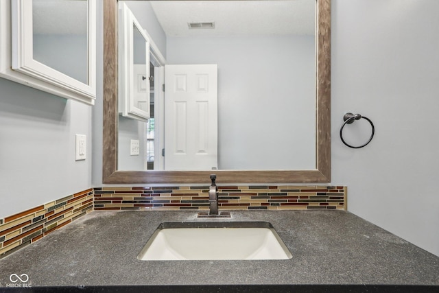 17357 Austrian Pine Way, Westfield, IN 46074 - bathroom view of tasteful backsplash and vanity