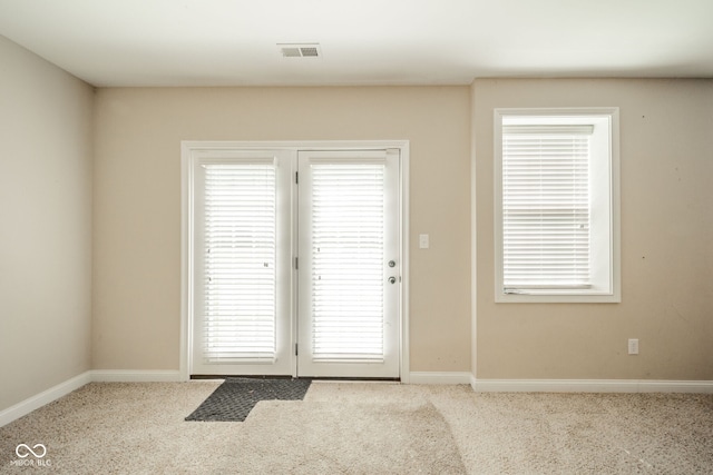 10555 Serra Vista Pt, Fishers, IN 46040 - entryway with carpet and baseboards