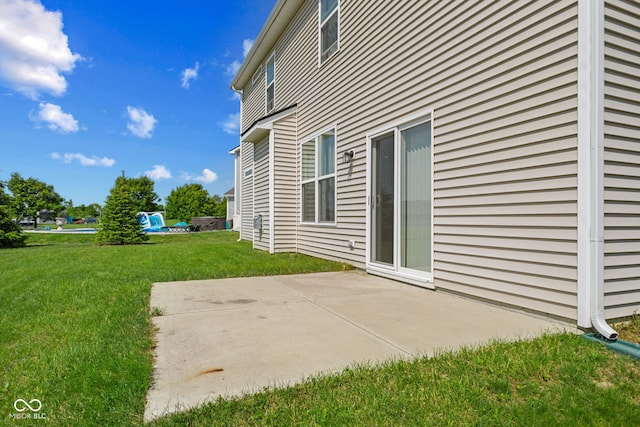 1026 Sorrell Pass, Greenwood, IN 46143 - exterior space featuring a patio and a yard