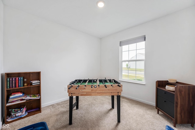 5794 Wintersweet Ln, Whitestown, IN 46075 - recreation room featuring carpet and baseboards