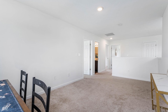 5794 Wintersweet Ln, Whitestown, IN 46075 - interior space featuring carpet floors, baseboards, and recessed lighting