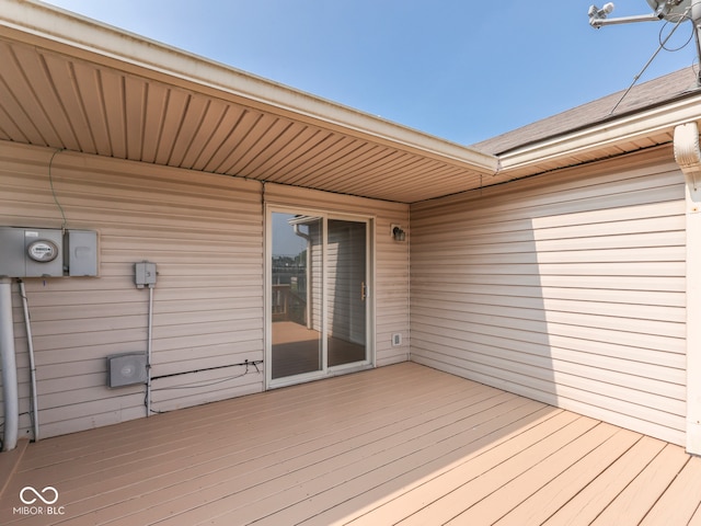 824 Ashton Park Dr, Greenwood, IN 46143 - view of wooden terrace
