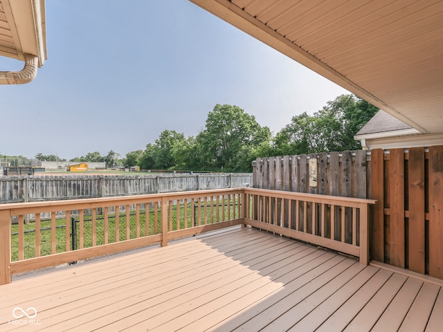 824 Ashton Park Dr, Greenwood, IN 46143 - deck featuring a fenced backyard