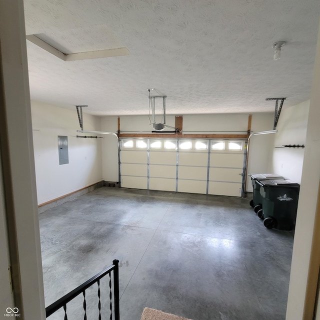 1306 W Daniel Dr, Greensburg, IN 47240 - garage featuring electric panel