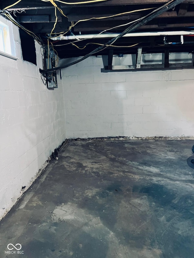 547 N Livingston Ave, Indianapolis, IN 46222 - view of unfinished basement