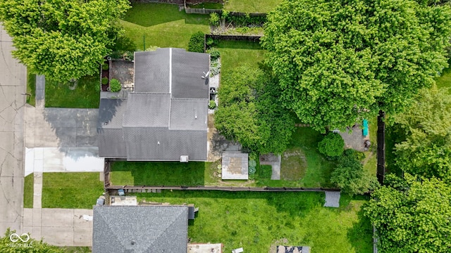 4718 Dancer Dr, Indianapolis, IN 46237 - bird's eye view