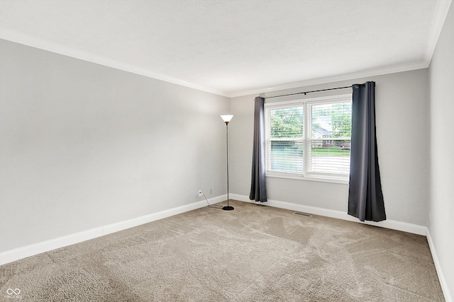 7430 Railway Ct, Indianapolis, IN 46256 - empty room with baseboards, carpet, and crown molding