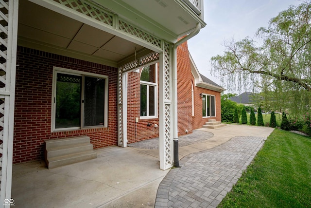 1188 Old Eagle Way, Greenwood, IN 46143 - view of patio / terrace with entry steps