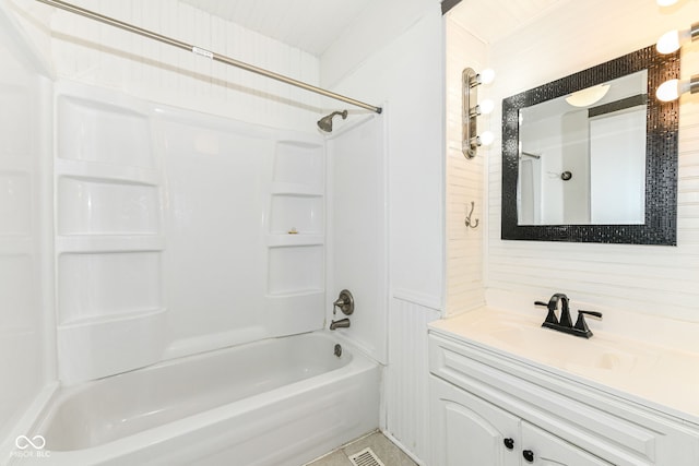 402 E 4th St, Sheridan, IN 46069 - full bathroom featuring washtub / shower combination and vanity