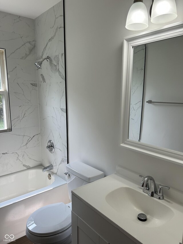330 S Butler Ave, Indianapolis, IN 46219 - bathroom featuring vanity and shower / washtub combination