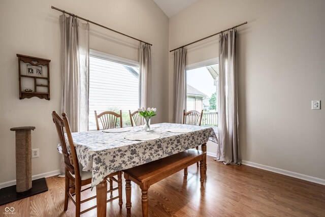 8223 Thoroughbred Run, Indianapolis, IN 46256 - dining space with light wood finished floors and baseboards