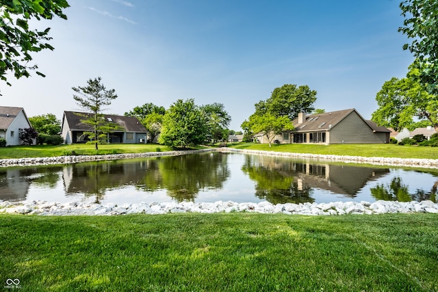 8223 Thoroughbred Run, Indianapolis, IN 46256 - water view featuring nearby suburban area